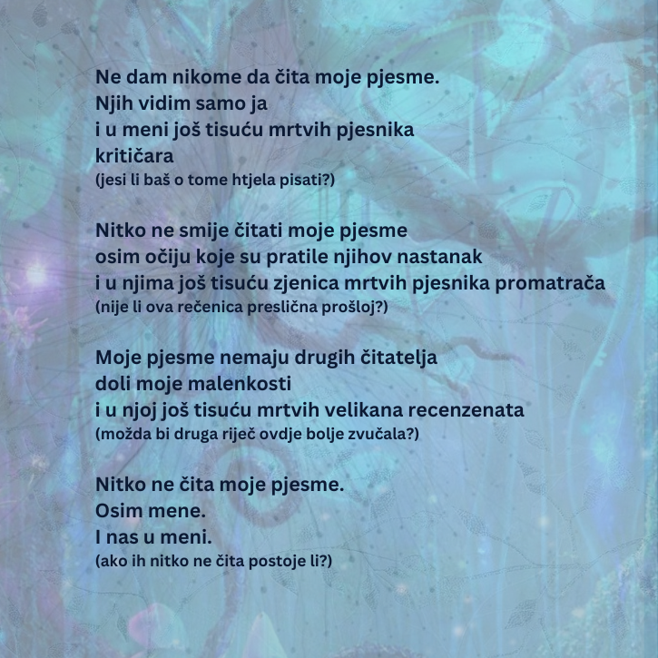 poezija naših studenata Kristina Zednik