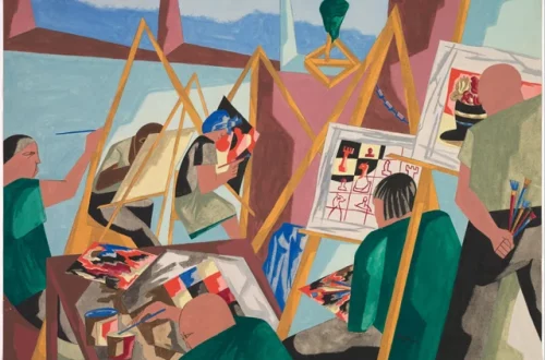 siječanjski blues Jacob Lawrence, Kreativna terapija (1949)