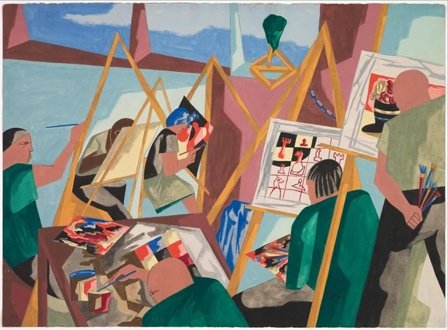 siječanjski blues Jacob Lawrence, Kreativna terapija (1949)